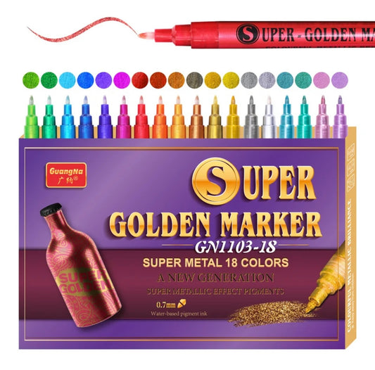 Golden Markers 18 colores